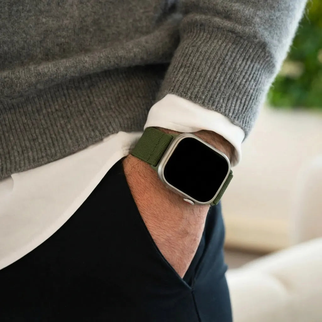 Bracelet élastique Apple Watch (vert)
