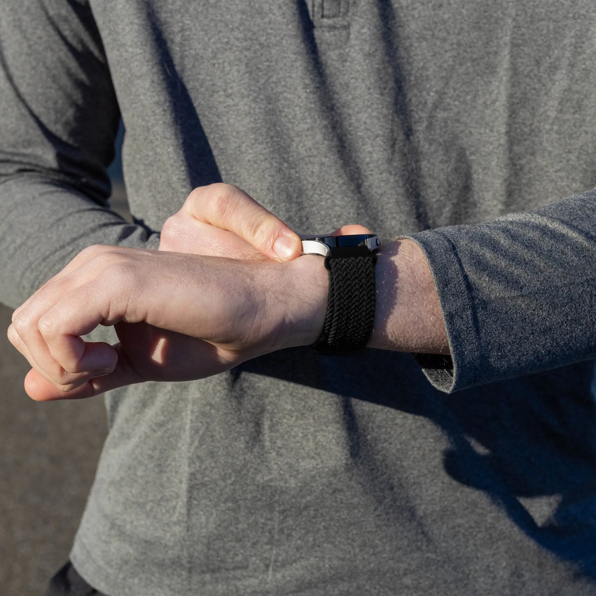 OnePlus Watch 3 - 43mm Braided Strap with P-Buckle (Black)