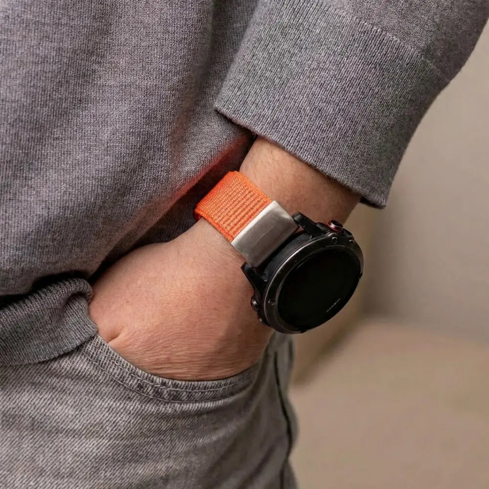 Bracelet nylon Garmin Fenix 7 (orange)