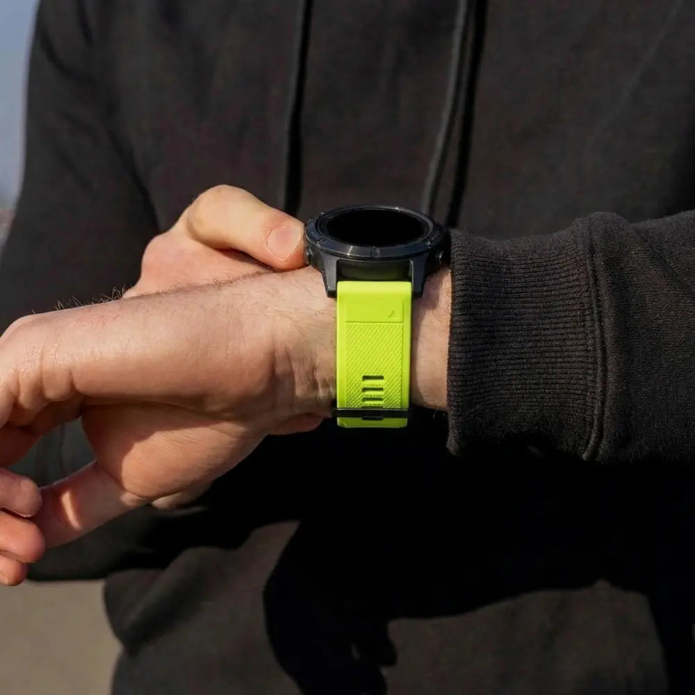 Garmin Forerunner 965 Silicone Strap (Light Green)