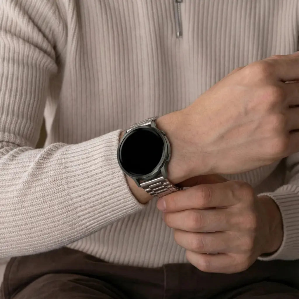 Bandz Bracelet acier 'Classic' Garmin Bounce 2 (lumière stellaire)