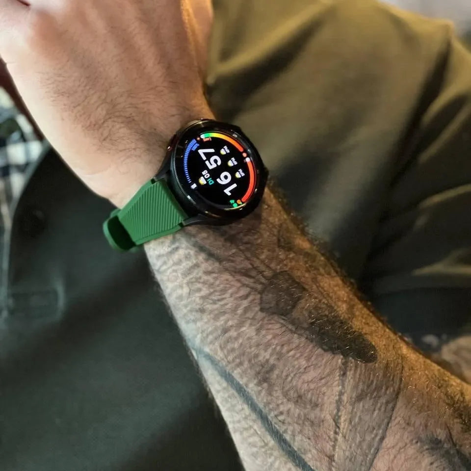 Honor Magic Watch 2 Silicone Strap with Buckle (Green)