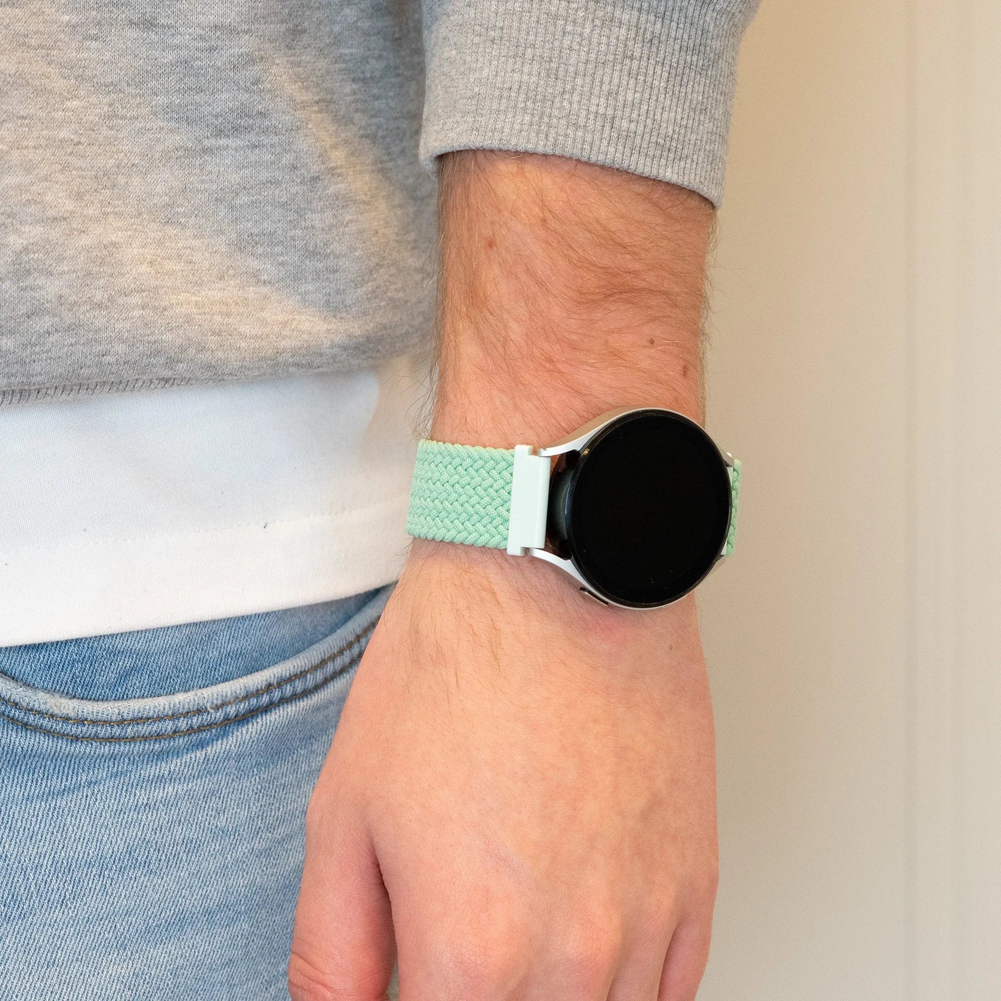 Bandz Bracelet nylon tissé Levowatch Tiny (turquoise)