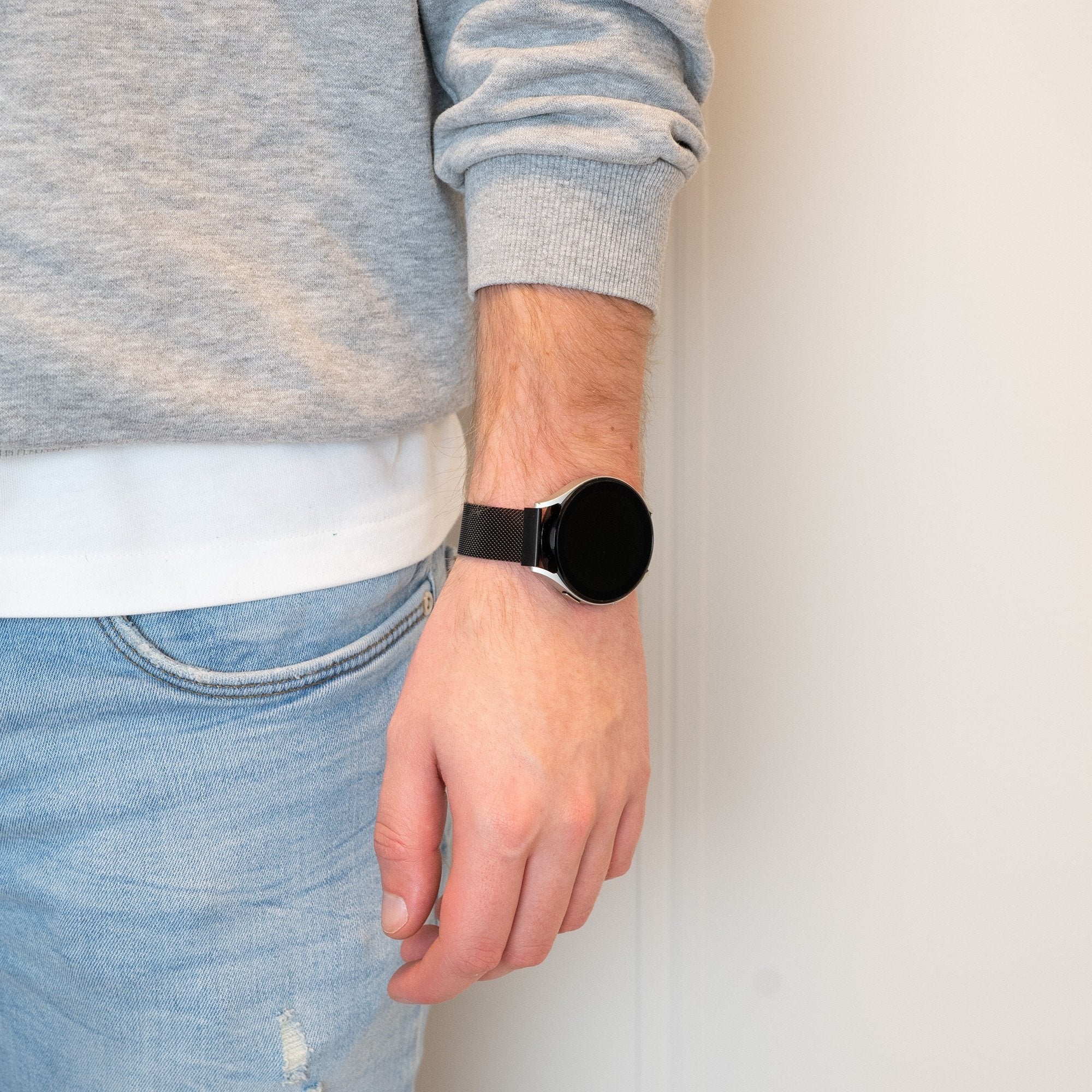 Bandz Bracelet milanais 'Loop' Huawei Watch GT 7 Pro (noir)