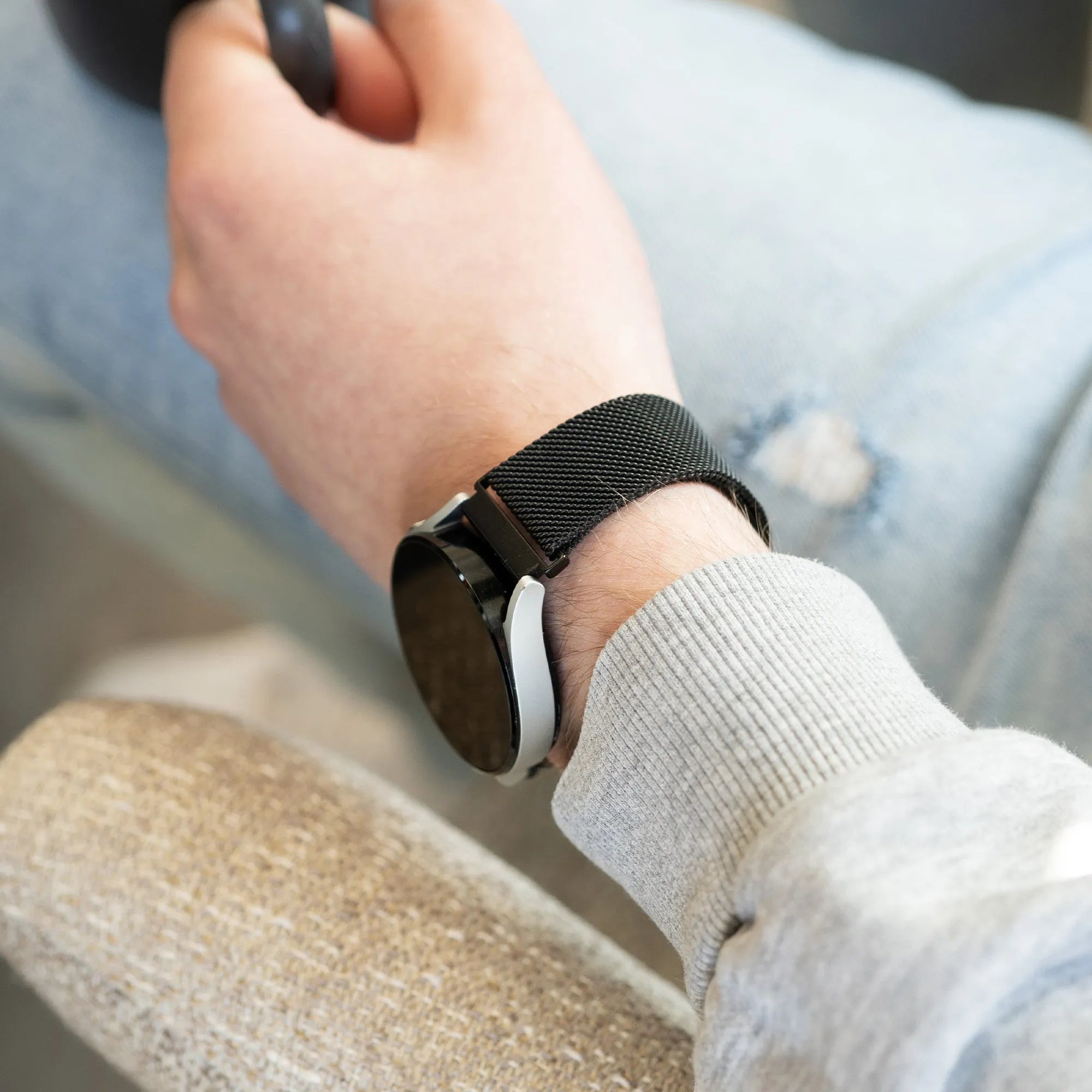 OnePlus Watch 3 - 43mm Milanese Strap (Black)