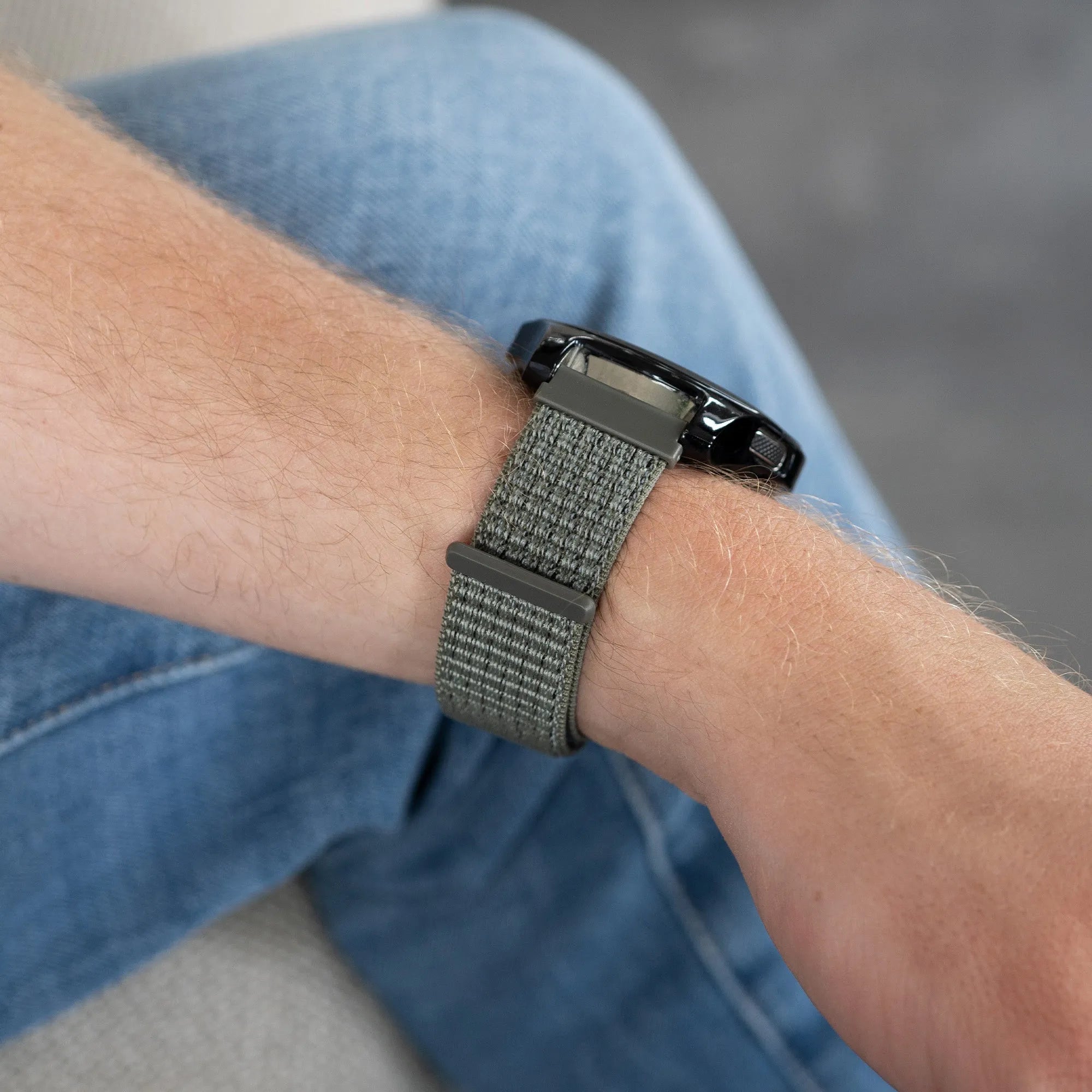 Bracelet nylon Polar Vantage M3 (gris-vert)