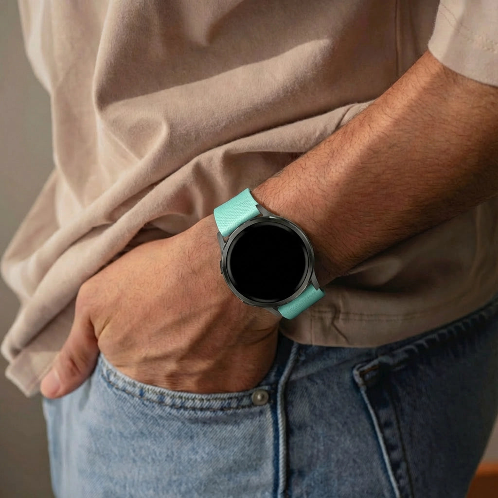 Bandz Bracelet silicone 'Premium' Garmin Venu 2 (turquoise)