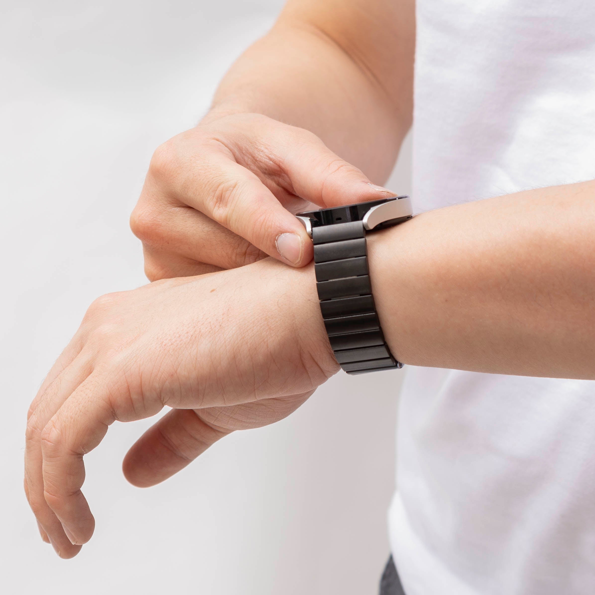 Bracelet métal Samsung Gear Sport (noir)