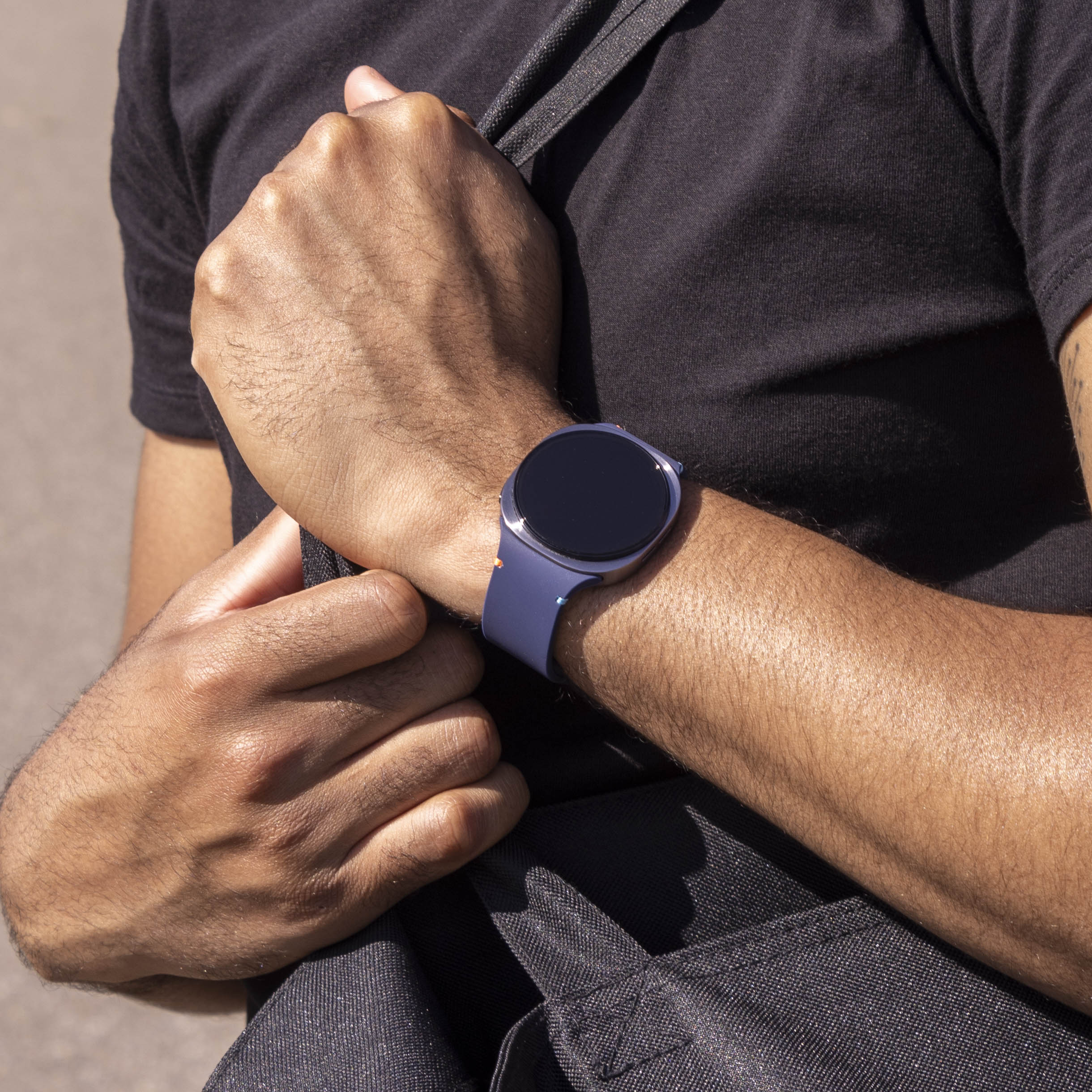 Samsung Galaxy Watch 9 - 44mm Silicone Strap (Dark Blue)