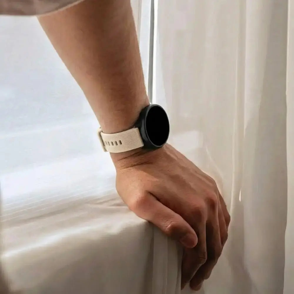 Samsung Galaxy Watch 42mm Luxe Siliconen bandje (beige)