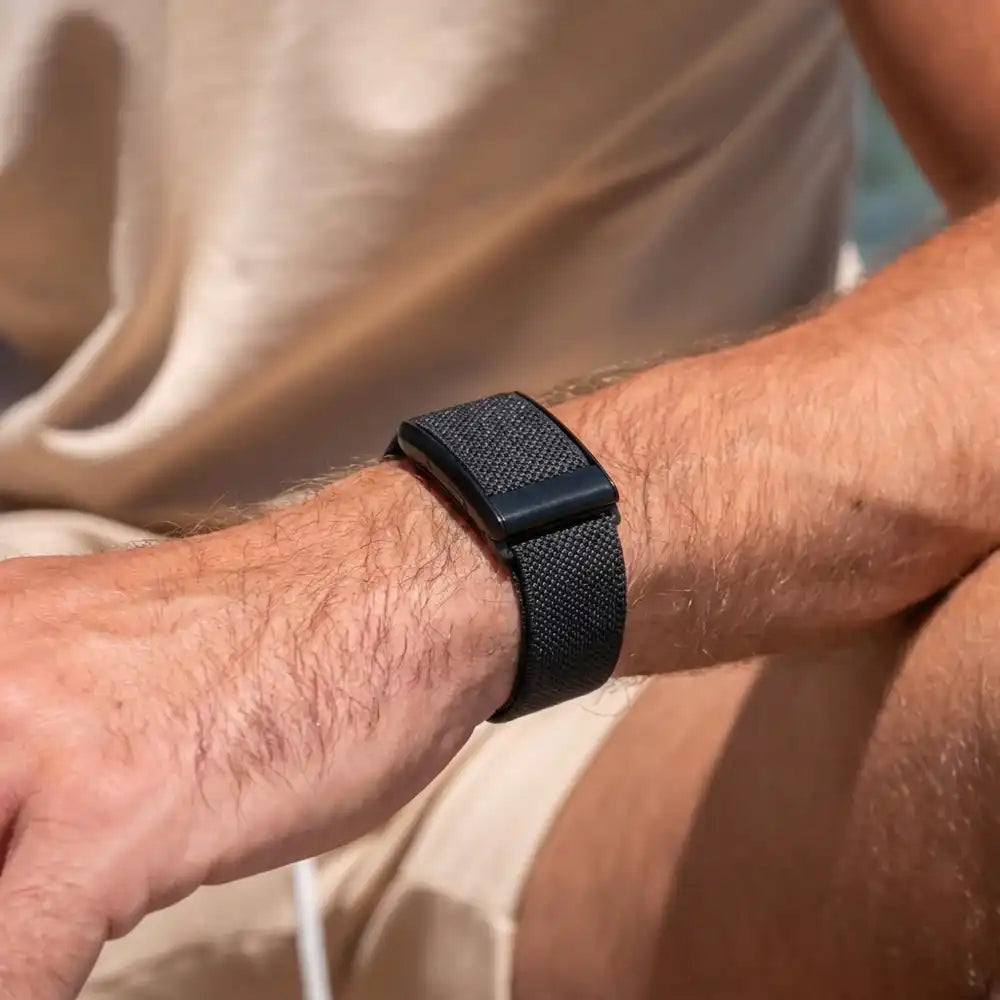 Bracelet nylon Polar Loop (noir/gris)