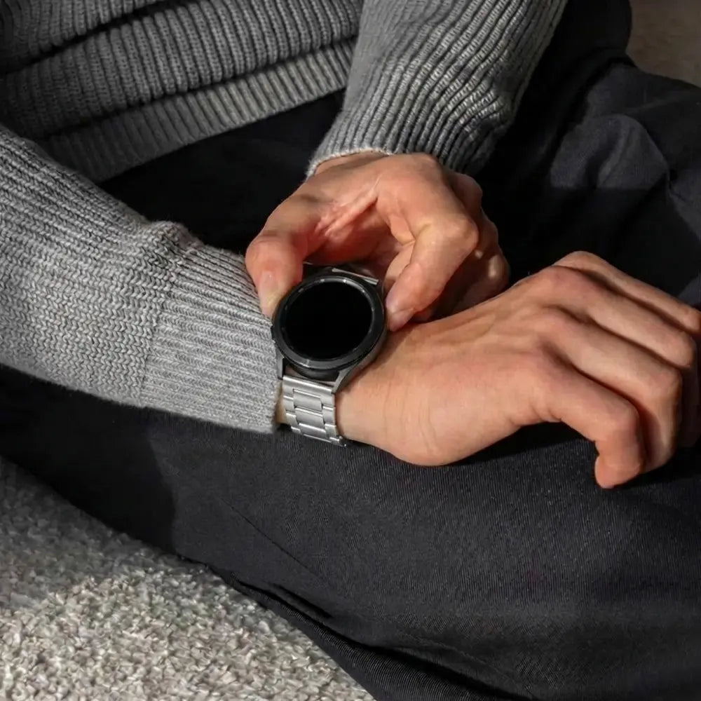 Bracelet acier Garmin Fenix 7s (argent)