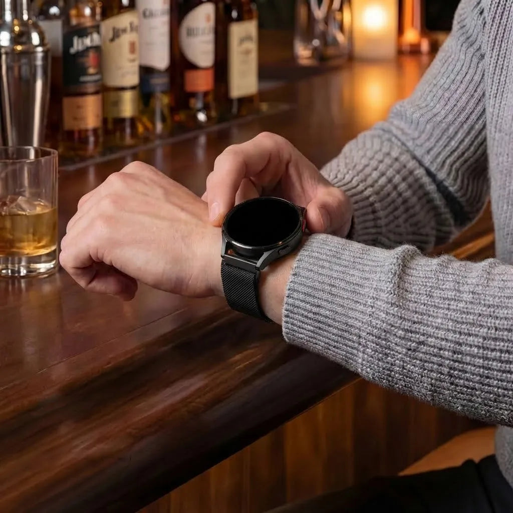 Gard Pro Health 4 smartwatch Milanese Strap (Black)