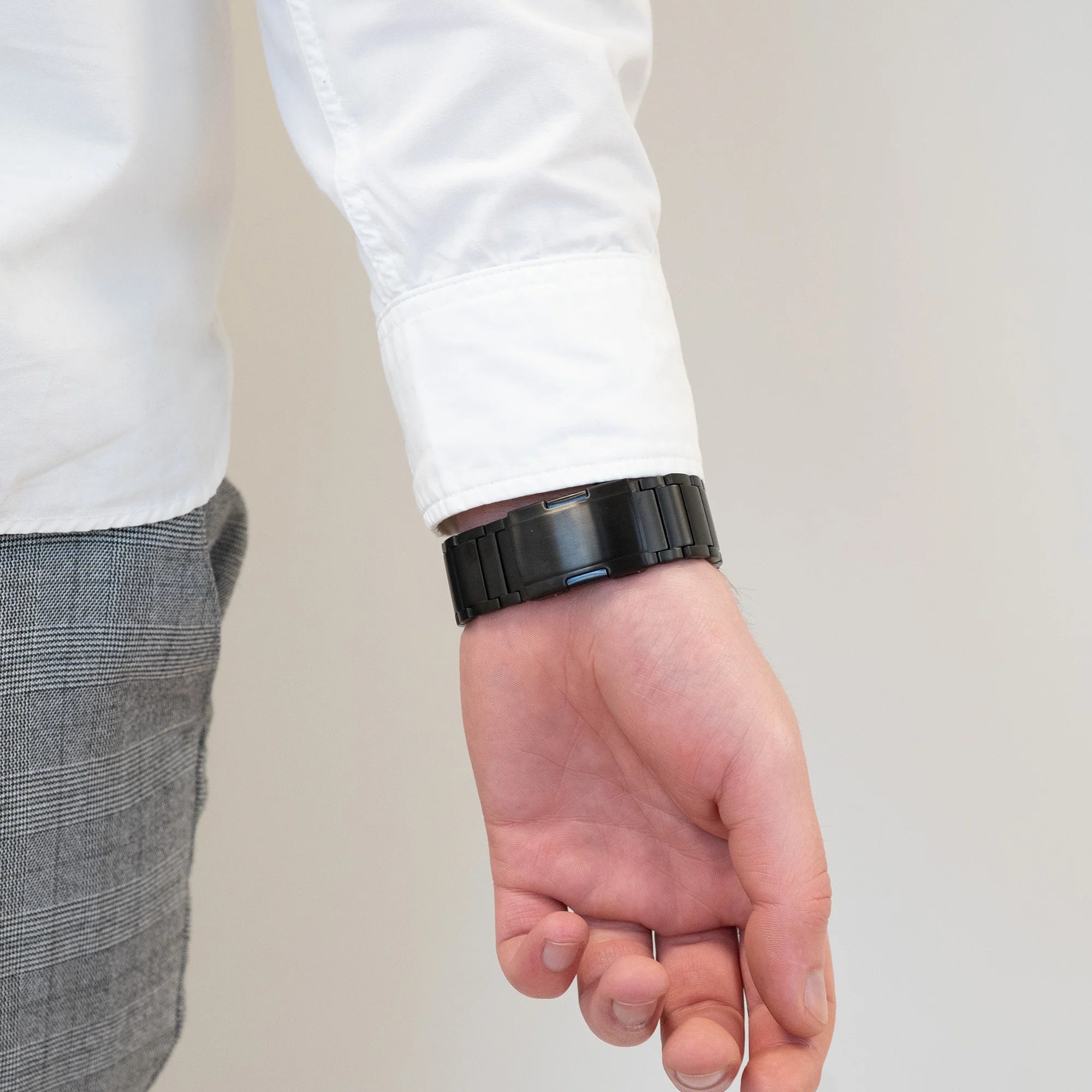 Bandz Bracelet titane 'Classic' Apple Watch Ultra (noir)