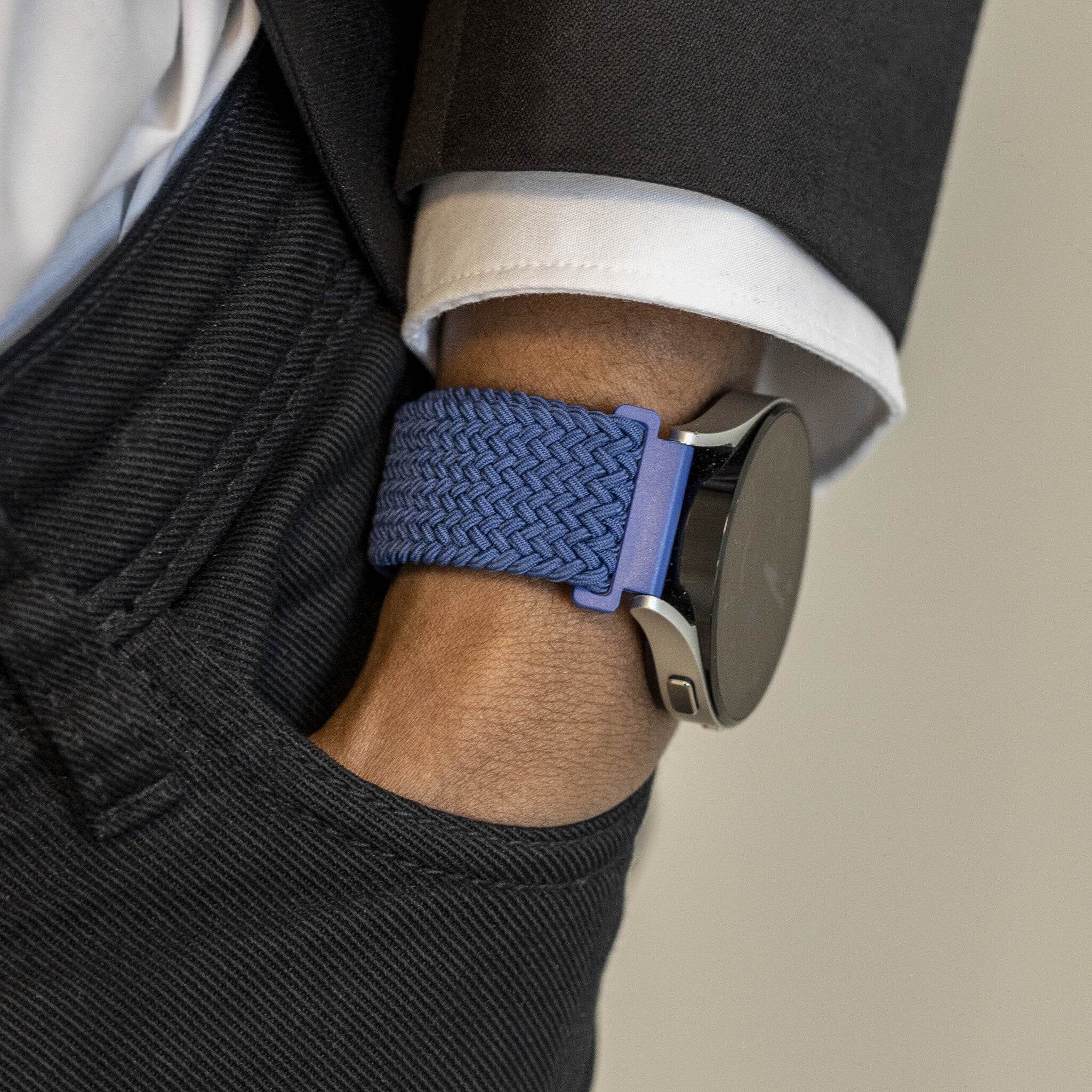 Bracelet tressé boucle en P Huawei Watch GT 7 Pro (bleu)