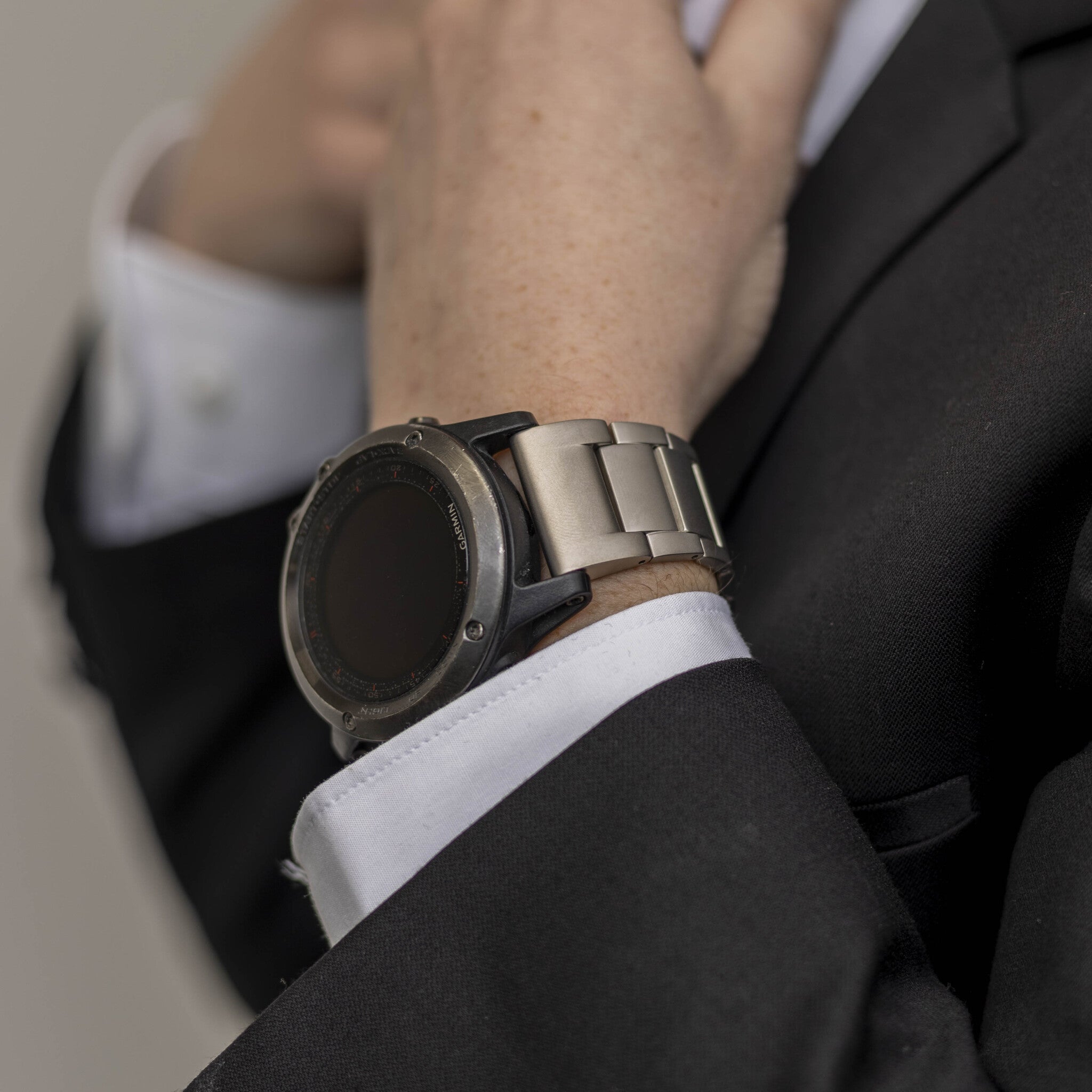 Bracelet titane magnétique Amazfit T-Rex Ultra 2 (titane)