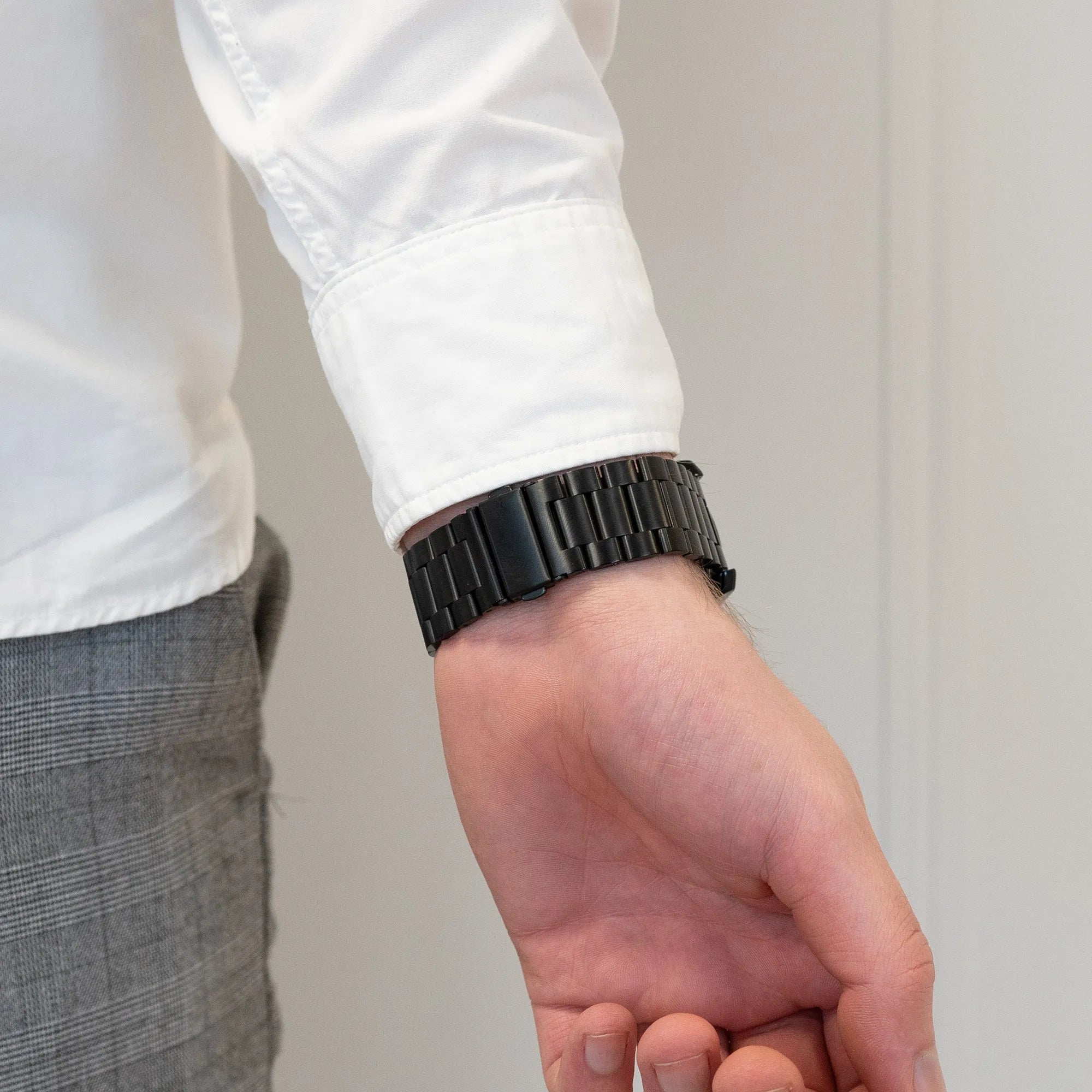 Bandz Bracelet titane 'Classic' Polar Grit X Pro (noir)