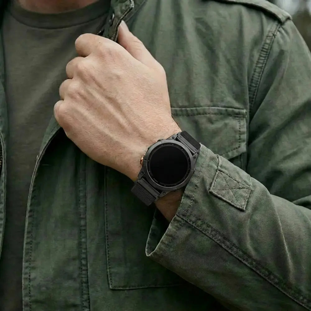 Bracelet Alpine Garmin Fenix 5x / 6x (noir)