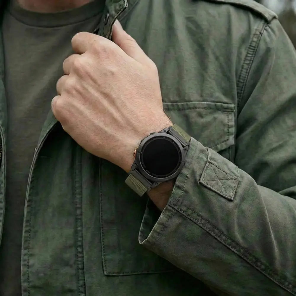 Bracelet Alpine Garmin Fenix 5x / 6x (olive)