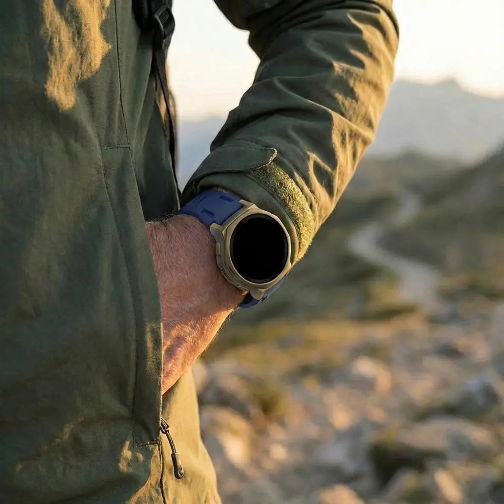 Amazfit T-Rex 3 Pro - 44mm siliconen bandje (donkerblauw)