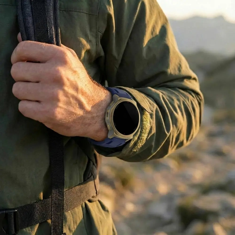 Amazfit T-Rex 3 Pro - 44mm siliconen bandje (donkerblauw)