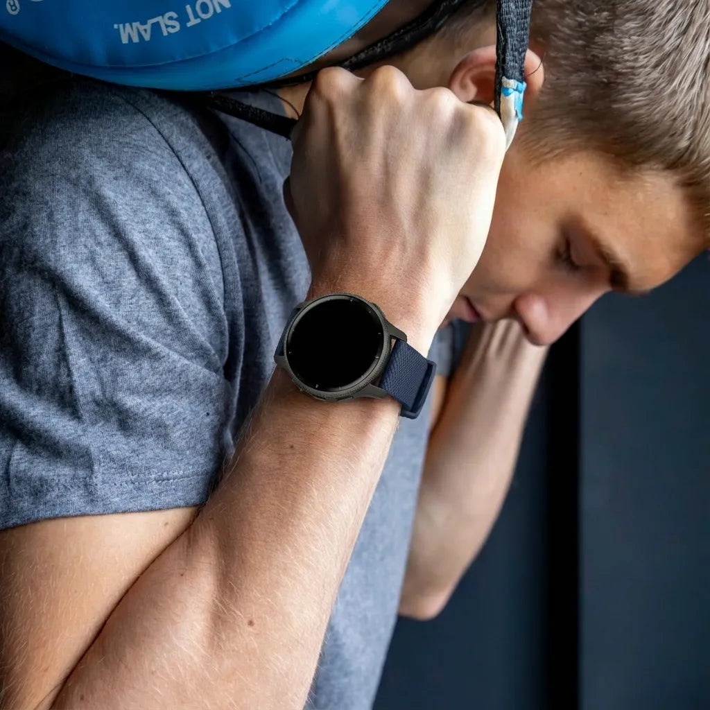 Coros Apex 42mm Silicone Strap (Dark Blue)