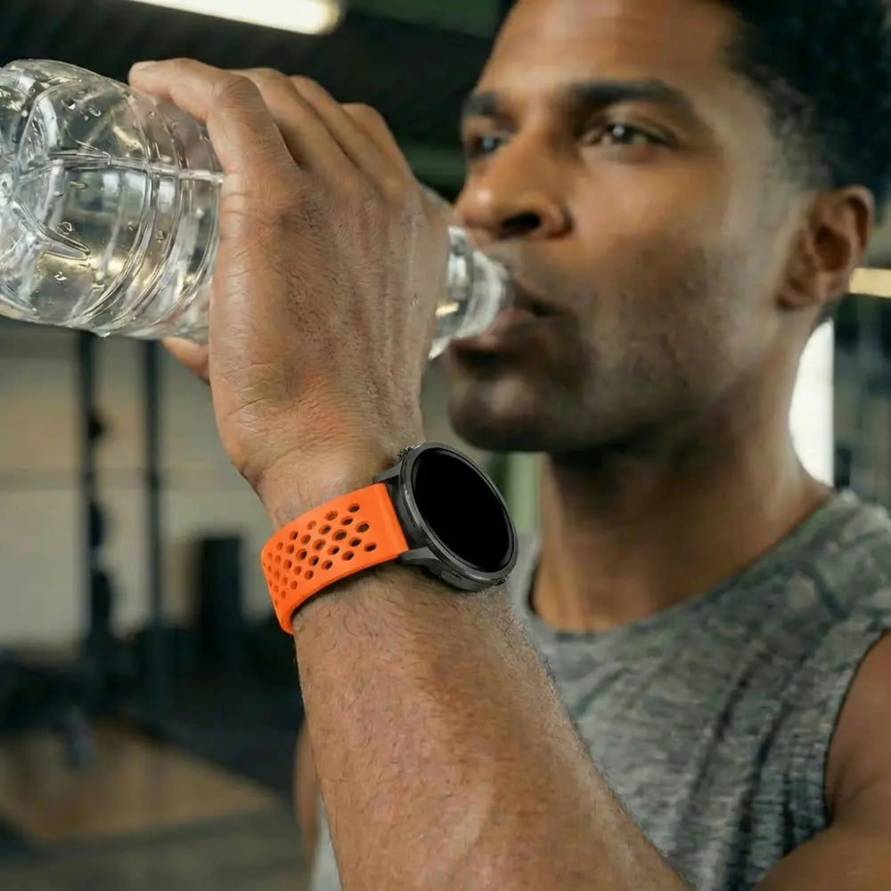 Bandz Bracelet silicone 'Air' Garmin Vivomove HR (orange)