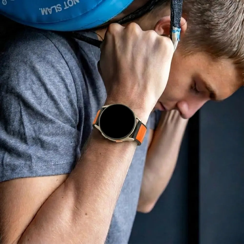 Huawei Watch GT 2 - 42mm Diamond Sport Strap (Orange/Black)