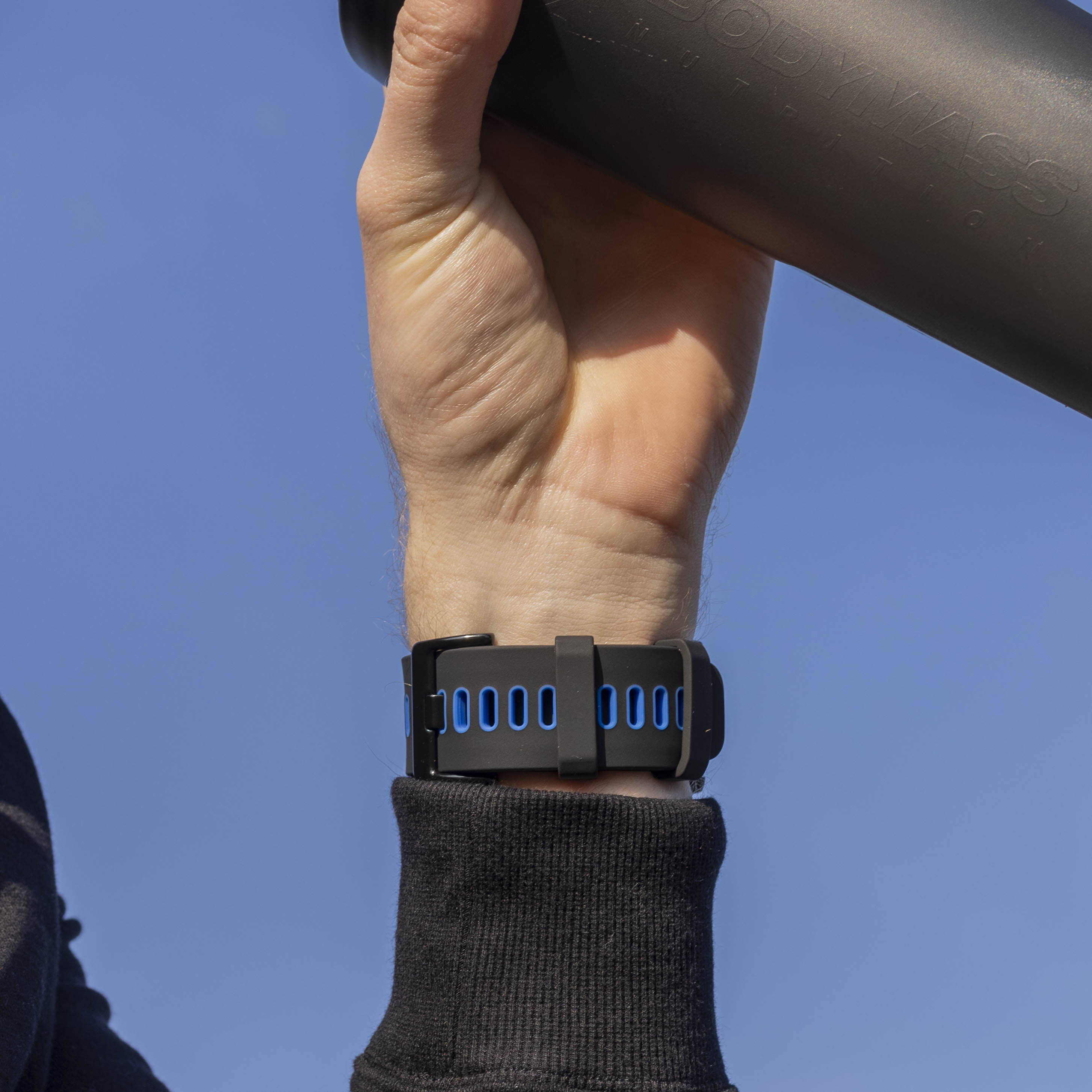 Garmin Instinct 3 - 50mm Sport Buckle Strap (Black/Blue)