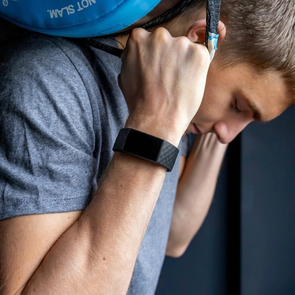 Bracelet silicone Fitbit Charge 4 (noir)