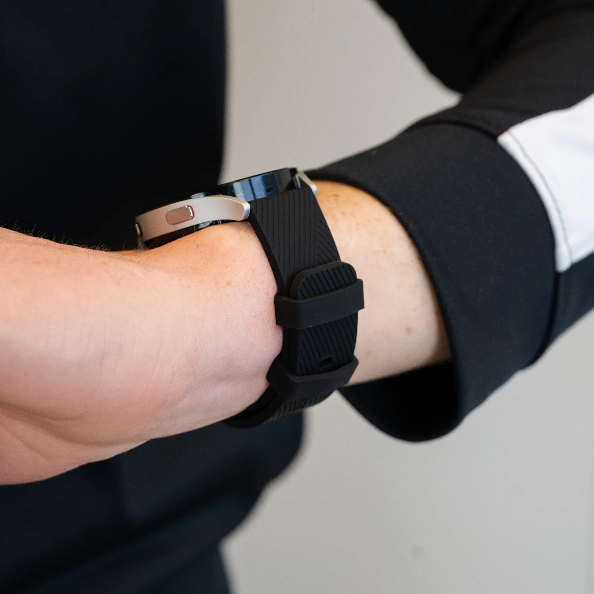 Bandz Bracelet silicone 'Deluxe' Amazfit Bip 6 (noir)