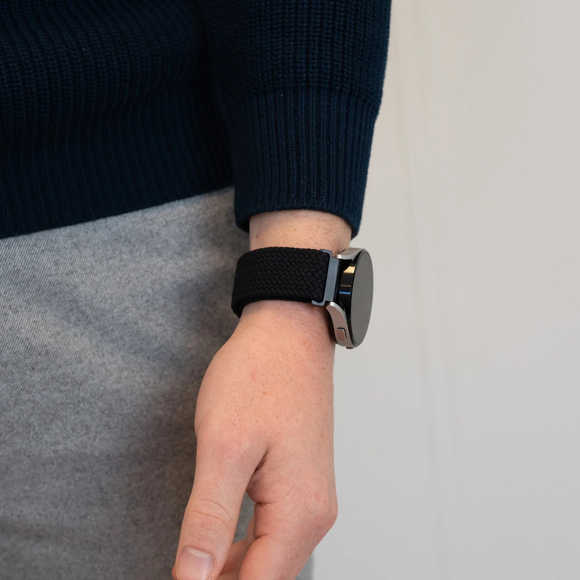 Bandz Bracelet nylon tissé Coros Apex 2 Pro (noir)