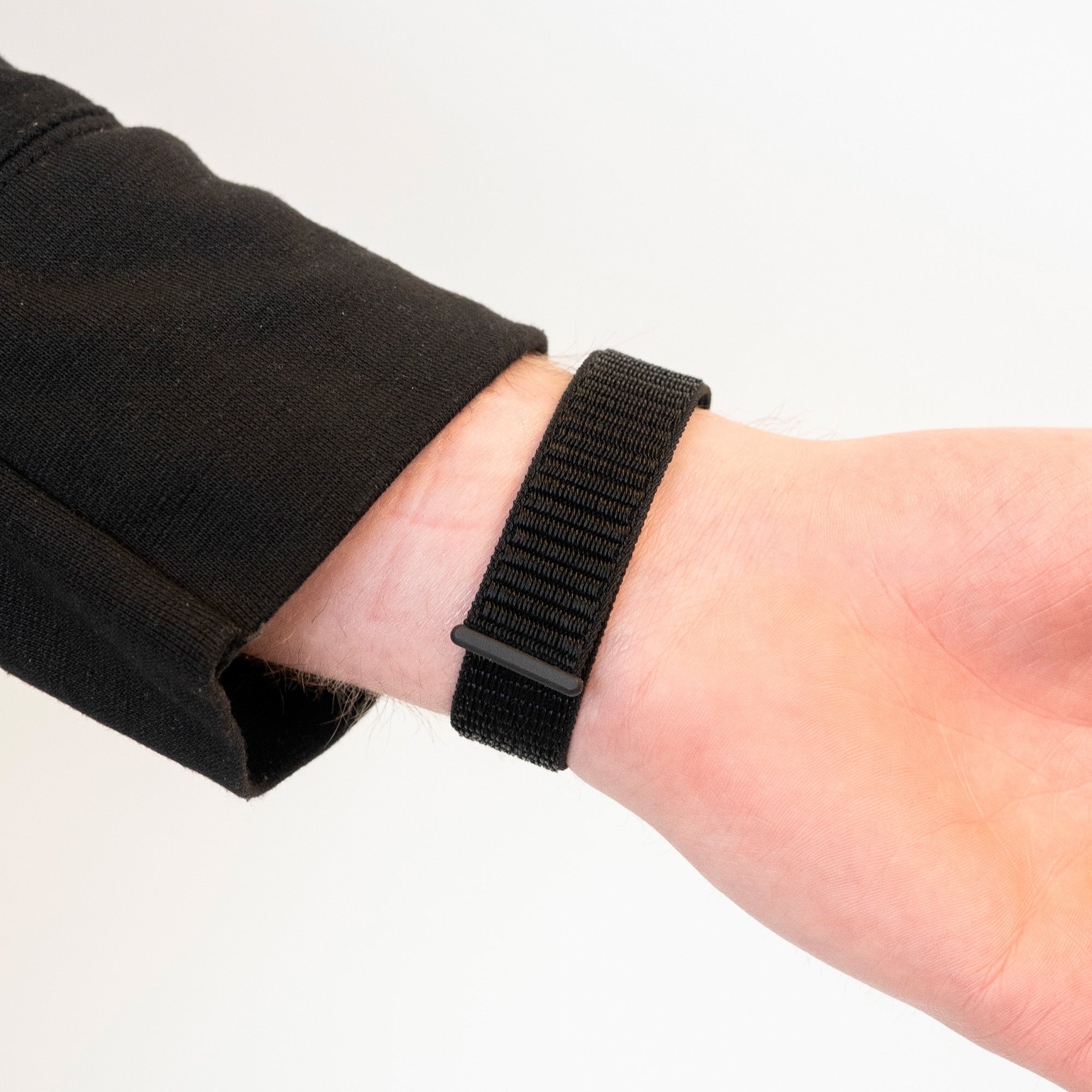Nylon Strap 'One Push', black, lifestyle photo