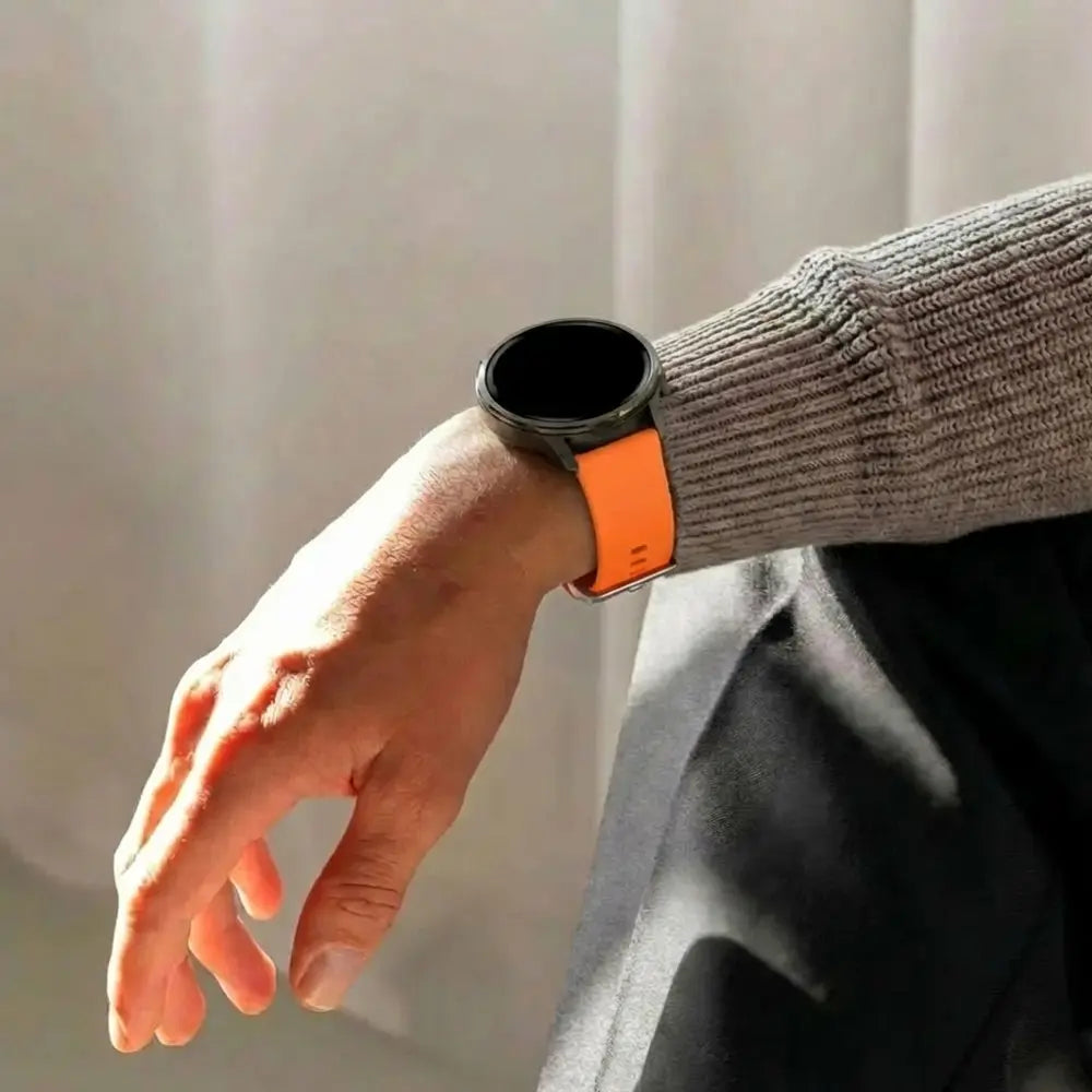 Garmin Forerunner 165 Silicone Classic Strap (Orange)