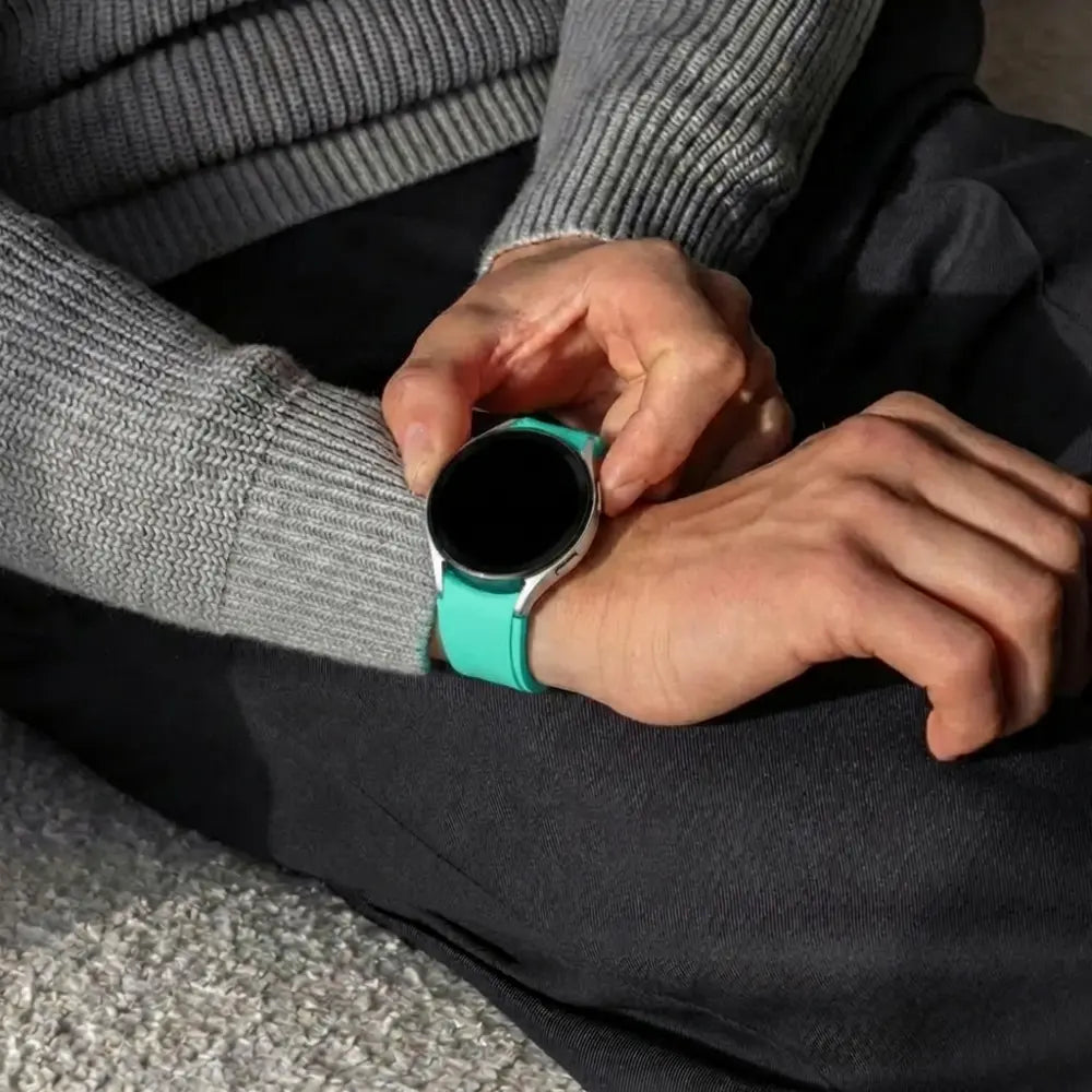 Samsung Galaxy Watch 6 Classic 47mm Silicone Strap Perfect Fit (Aqua)