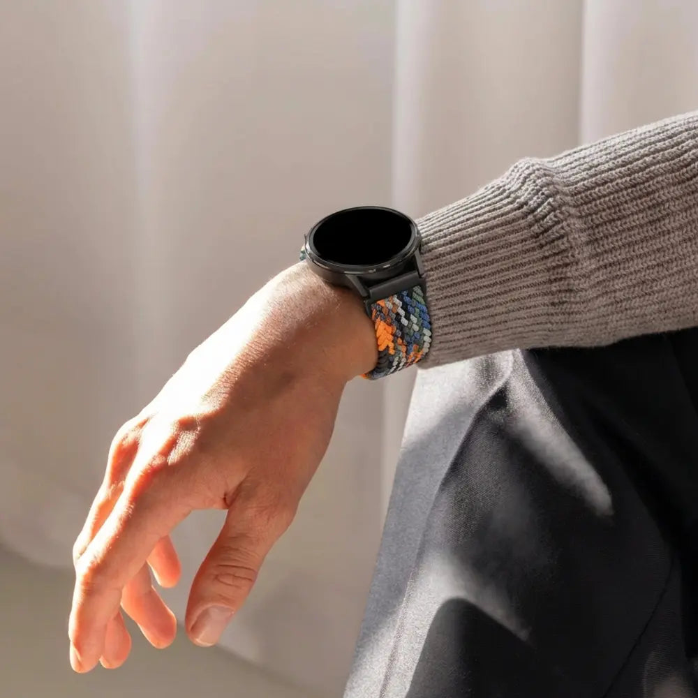 Bandz Bracelet tressé 'Parachute' Garmin Vivomove 3s (multicolore)