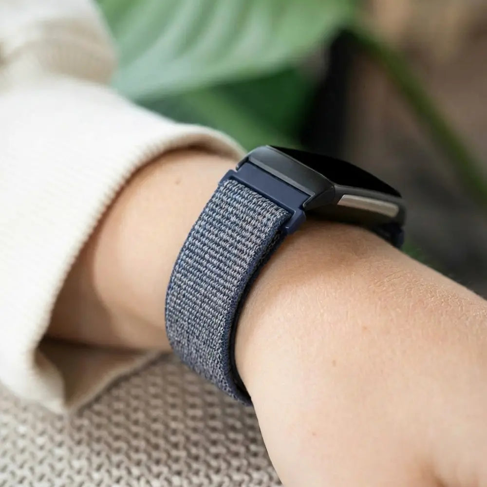Fitbit Charge 6 Nylon Strap (Blue)