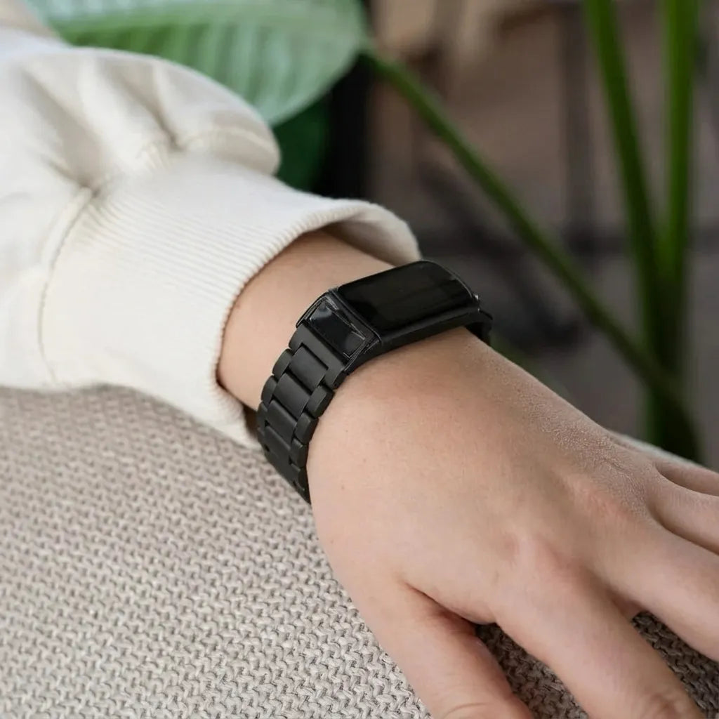 Bracelet acier Fitbit Charge 6 (noir)