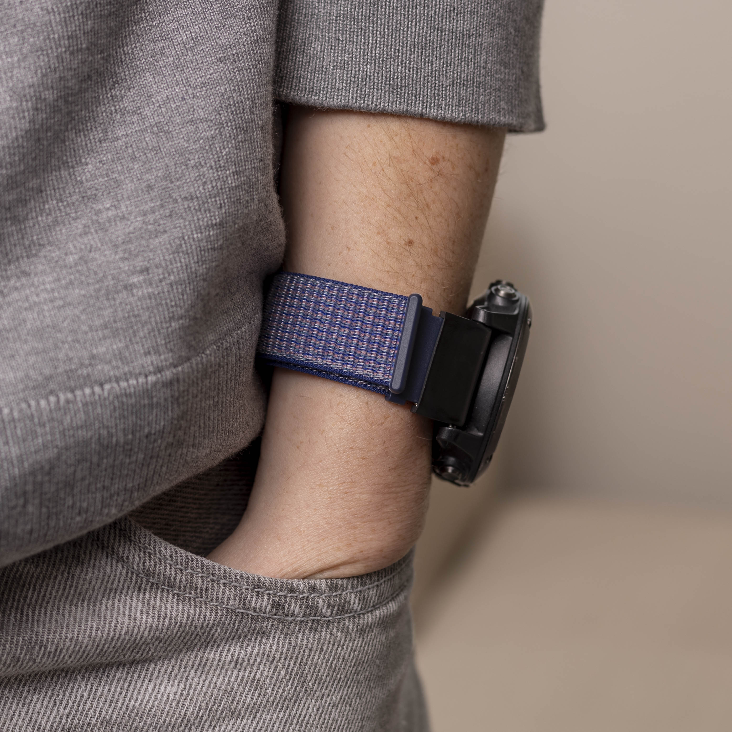 Bracelet nylon Garmin Enduro 1 / 2 / 3 (bleu)