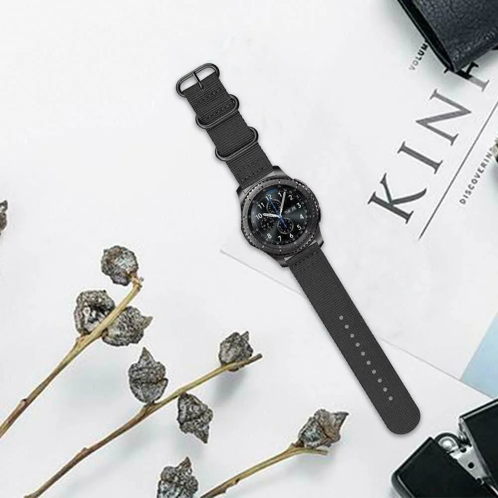 Nylon Buckle Strap, black, lifestyle photo