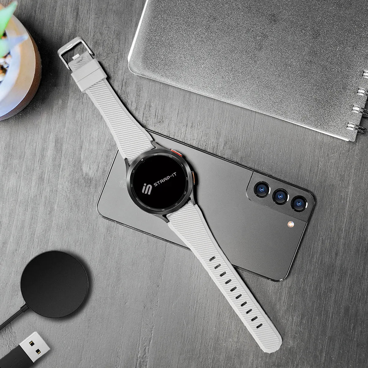 Bracelet silicone sergé Suunto Vertical 2 (blanc)