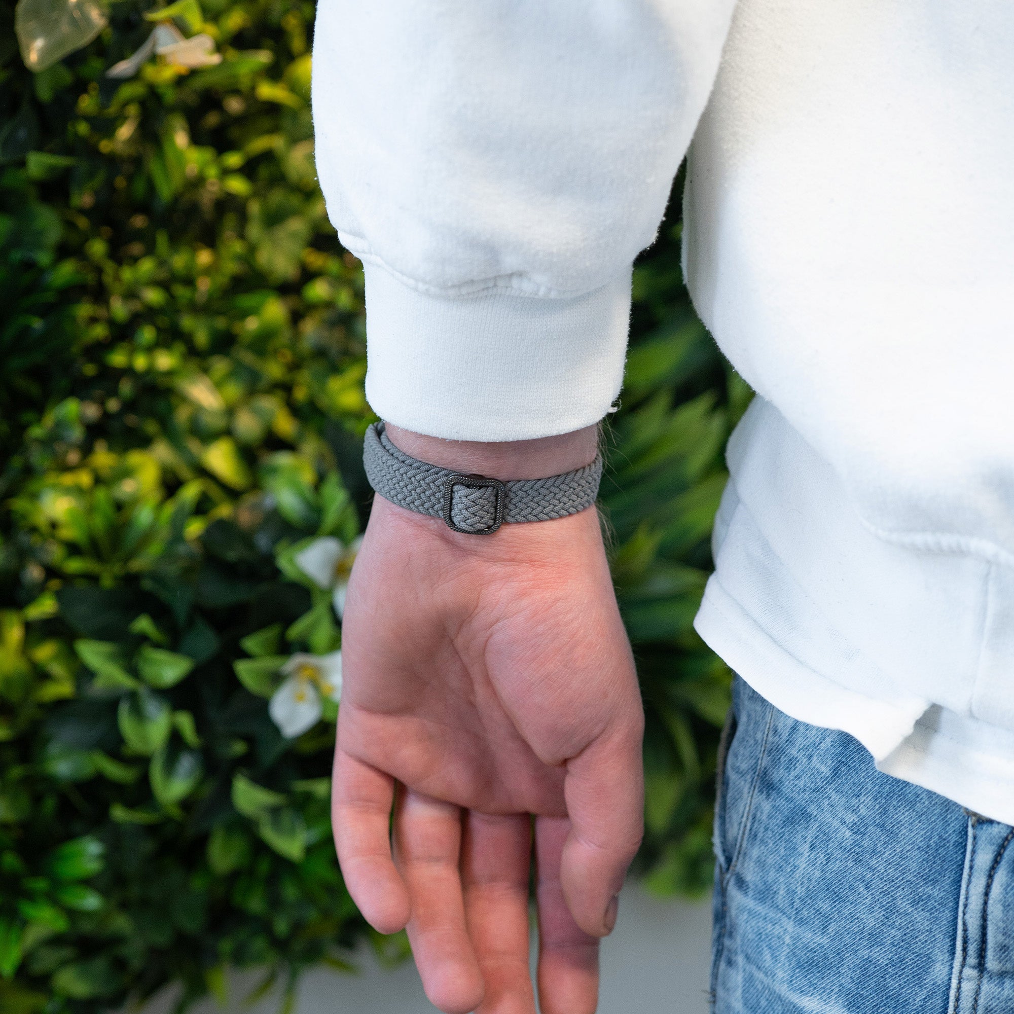 Bracelet tressé Xiaomi Mi Band 5 (gris foncé)