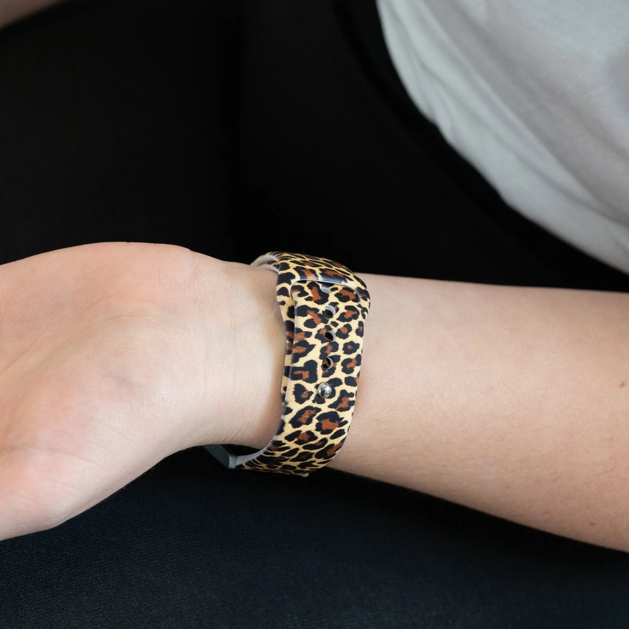 Bandz Bracelet silicone 'leopard' Coros Apex 2