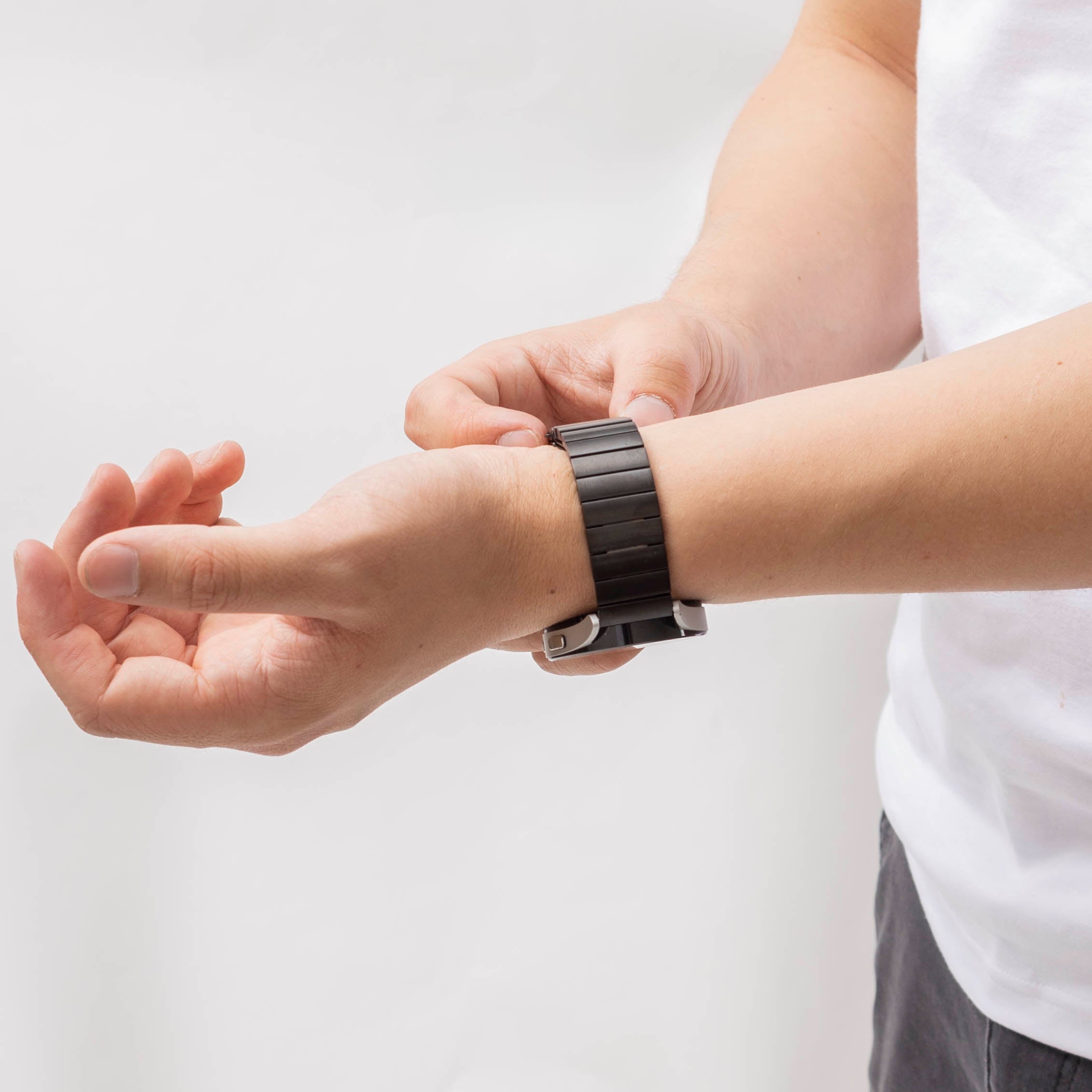Bracelet métal Samsung Gear Sport (noir)