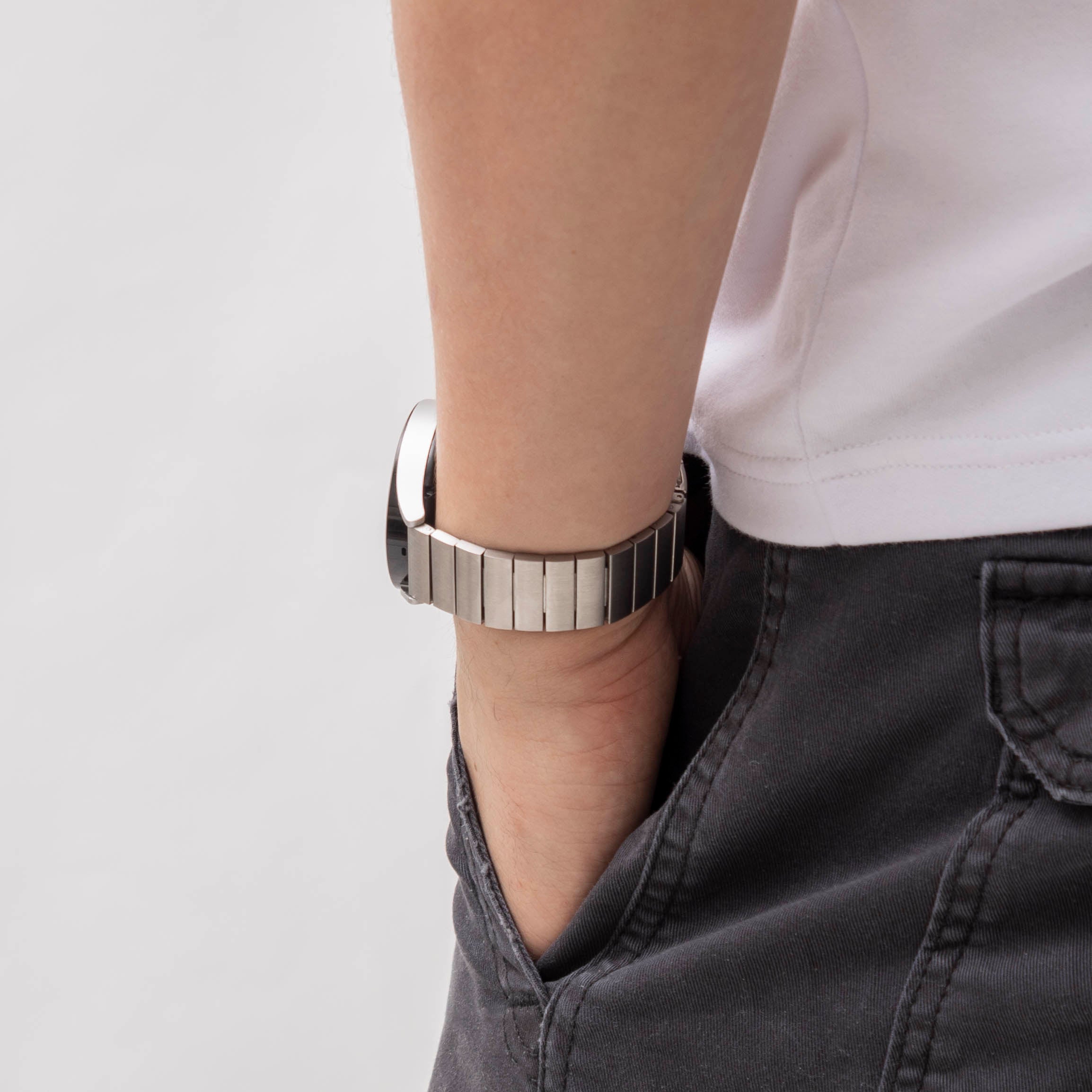 Bracelet métal Samsung Galaxy Watch 5 Pro (argent)