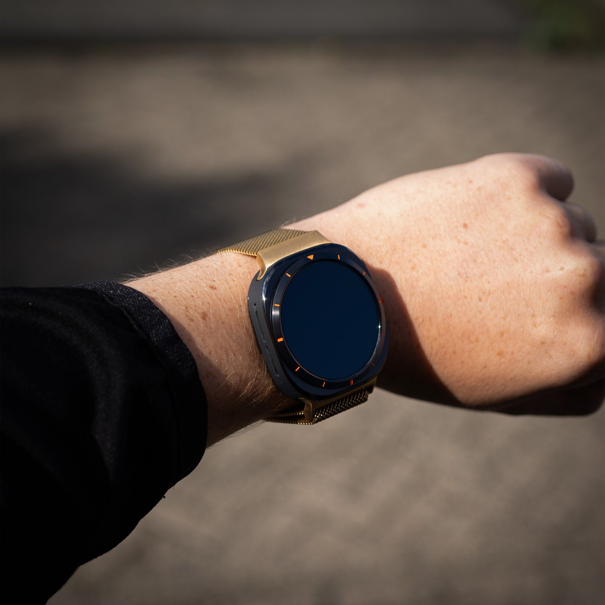 Bracelet milanais Samsung Galaxy Watch Ultra (or)