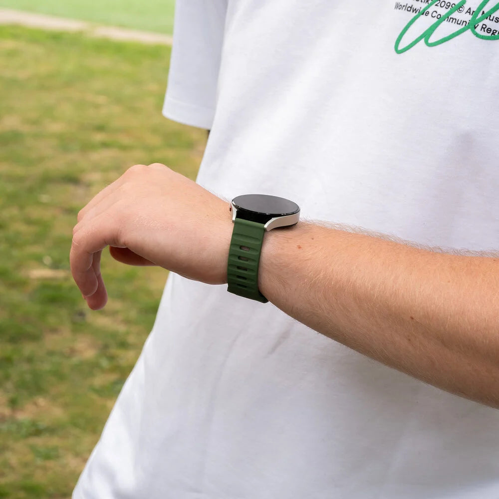 Bracelet silicone Outdoor Huawei Watch GT 7 Pro (vert)