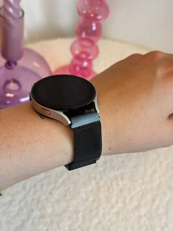 Bracelet milanais xoxo Wildhearts Fossil Gen 5e 44mm (noir)