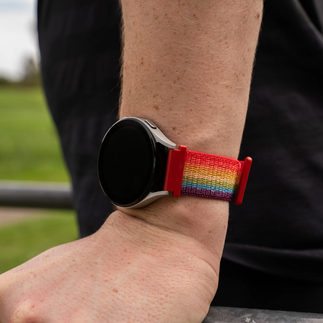 Bracelet nylon Huawei Watch GT 7 - 46mm (arc-en-ciel)