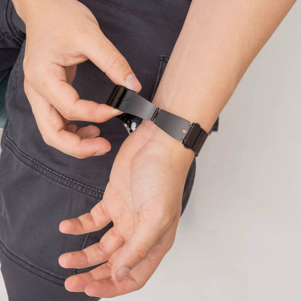 Bracelet acier Coros Apex 2 (noir)